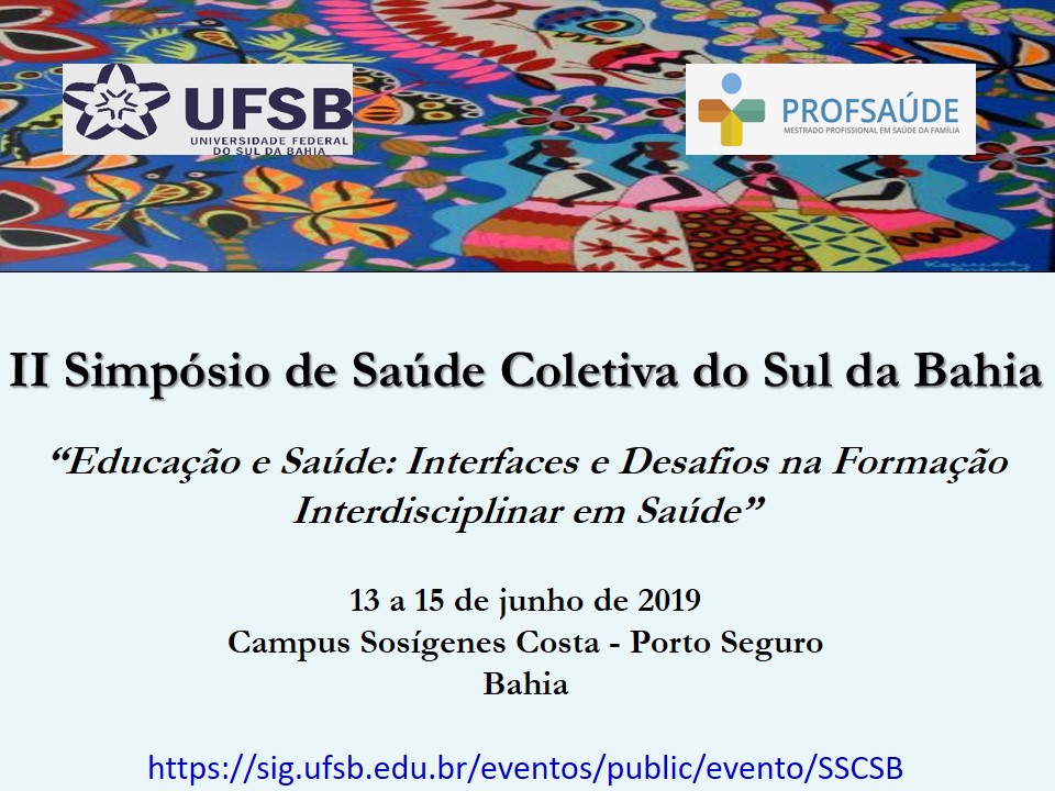 CARTAZ FINAL II SIMPOSIO DE SAUDE COLETIVA DO SUL DA BAHIA