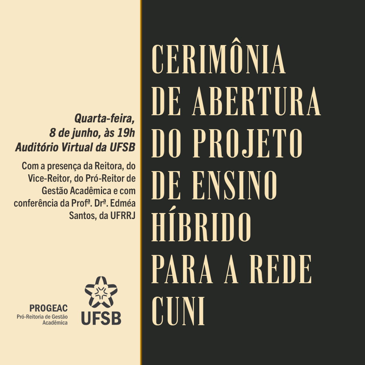 Card Cerimônia de abertura