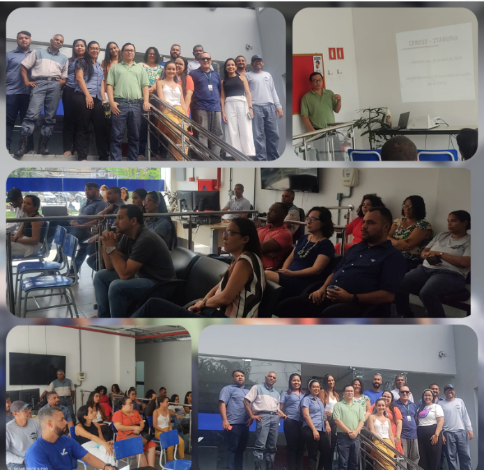 Registro da atividade realizada na Reitoria em parceria com o Cerest/Itabuna