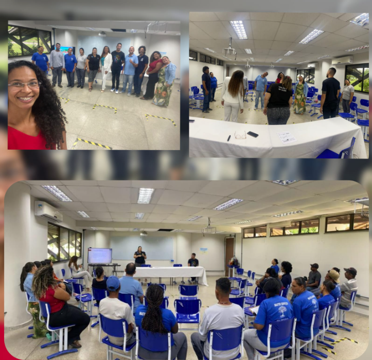 Registro da atividade realizada no campus Sosígenes Costa (CSC) em parceria com a VISAT de Porto Seguro