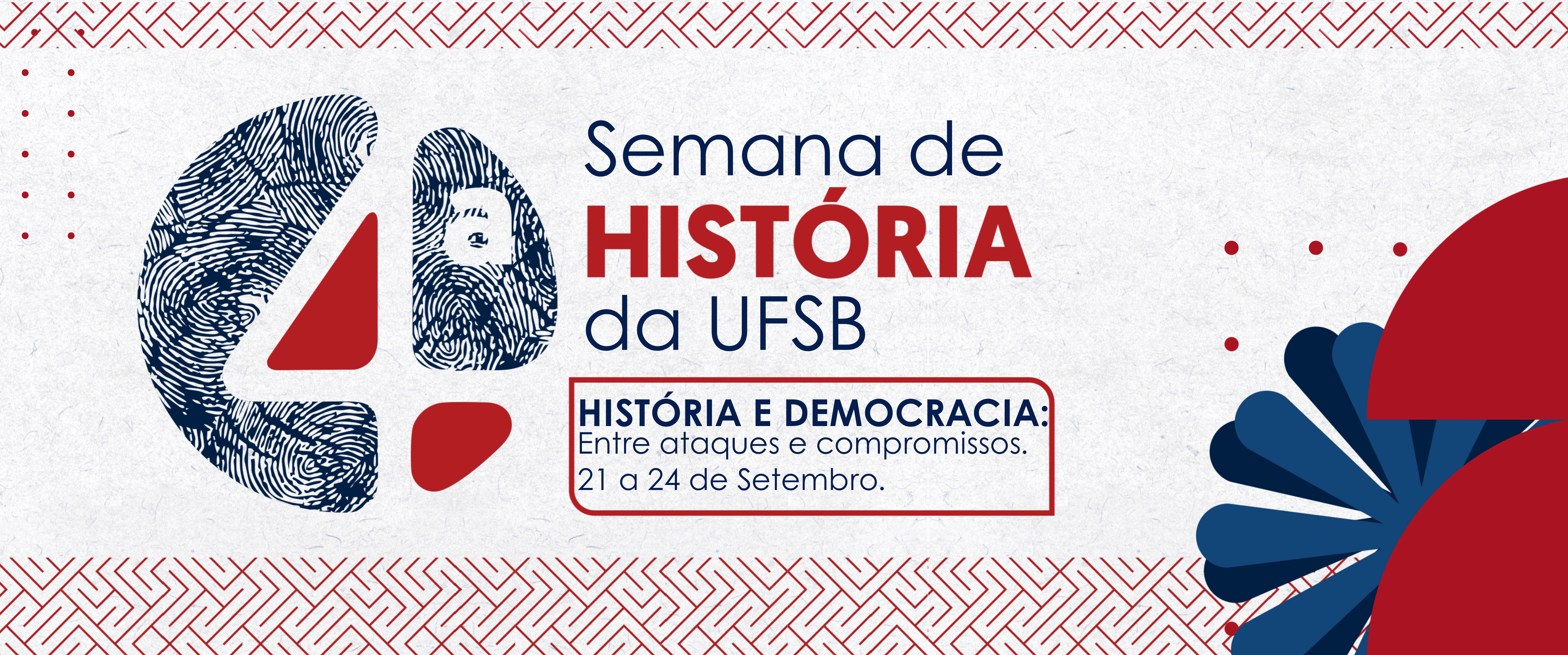 Banner 4a Semana de Historia 1 4a Semana de História da UFSB